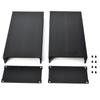 ABBP-Aluminum Alloy Sand Black Electronic Case Enclosure DIY Project Box 55X106x200mm Protection Case