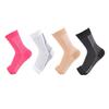1 Pair Compression Socks Breathable Super Soft Sweat Absorption Fitness Cycling Running Toeless Socks
