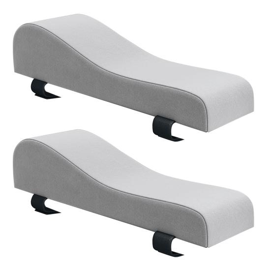 1 Pair Memory Foam Armrest Pad Chair Armrest Cushion with Adjustable Straps Elbow Support Pillow for Home Gaming Chair Office Chair