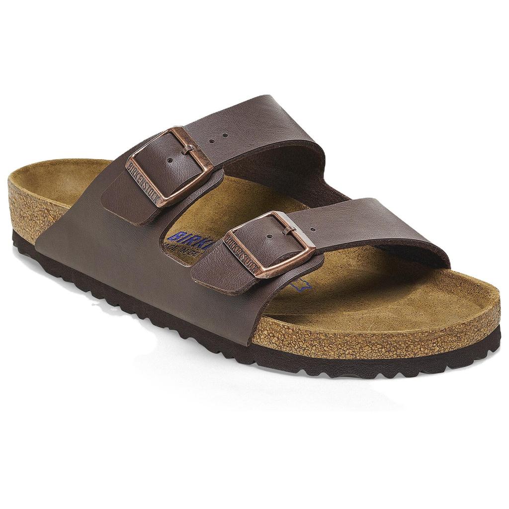 Birkenstock Модные шлепанцы Arizona Унисекс Сандалии Коричневые 0451161