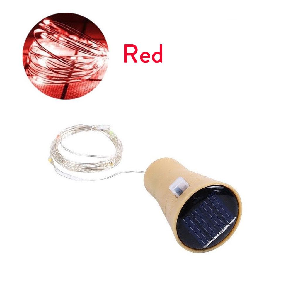 Солнечные 10LED 15LED 20LED лампы для бутылок вина пробковая форма гирлянда рождественская гирлянда медная проволока украшение для дома лампа