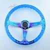 350mm Refitting Racing Sports Steering Wheel Universal Transparent Acrylic Steering Wheel