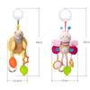 Hot Sale Newborn Baby Plush Stroller Toys Baby Rattles Mobiles Cartoon Animal Hanging Bell Educational Baby Toys 0-12 Months