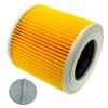 Replacement Cartridge Filter For Karcher WD3 WD 3 P SE4001 WD2 WD1 MV3 Air Dust HEPA Filters Vacuum Cleaner Accessories Parts