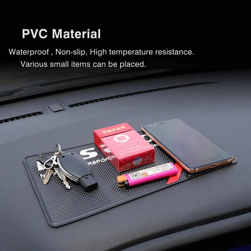 For Jeep Car Non Slip Mat Sticky Anti Slip PVC Pads Accessories For Jeep Grand Cherokee Wrangler JK Gladiator Compass Renegad
