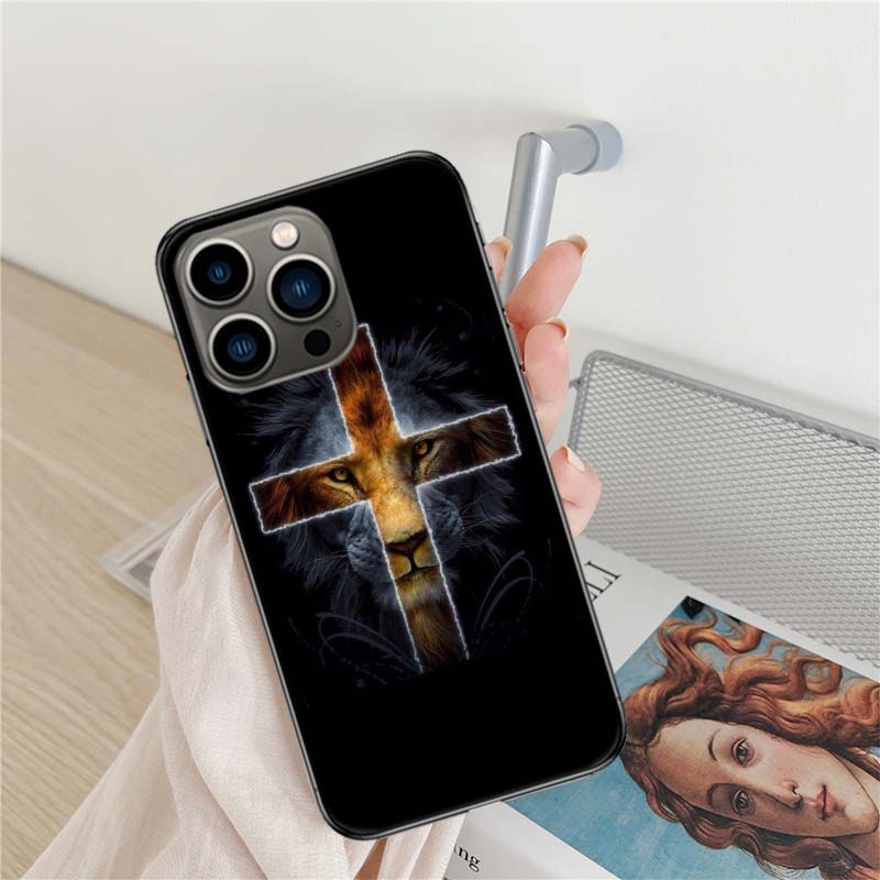 Jesus Bible Phone Case For Iphone 17 Air 16 15 Pro Max 14 Plus 16E Coque 13 Pro 12 Mini 11 Clear Cover Silicone Cute Shell Soft