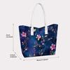 Elegant Floral Printed Tote Bag Stylish Casual Handbag for Daily Use
