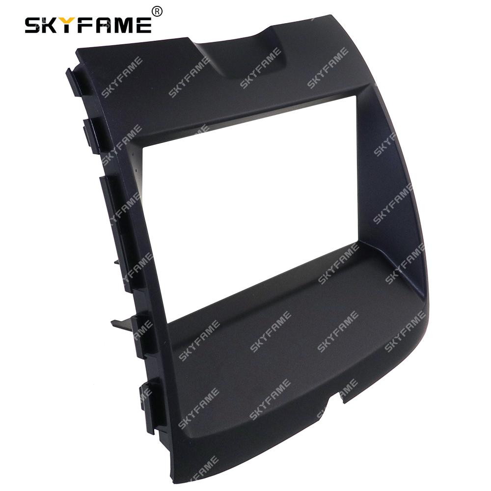 SKYFAME Car Frame Fascia Adapter Canbus Box Decoder Android Radio Dash Fitting Panel Kit For Ford Edge S-MAX Ranger