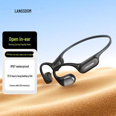 LANSENDA AirWave Pro Спортивные наушники с открытым ухом и костной проводимостью