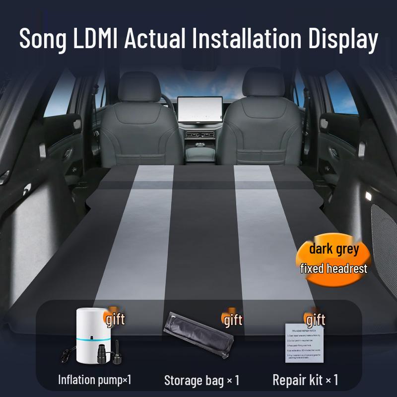 Автокровать BYD Song LDMi: Надувной матрас в багажник и спальный коврик на заднее сиденье.