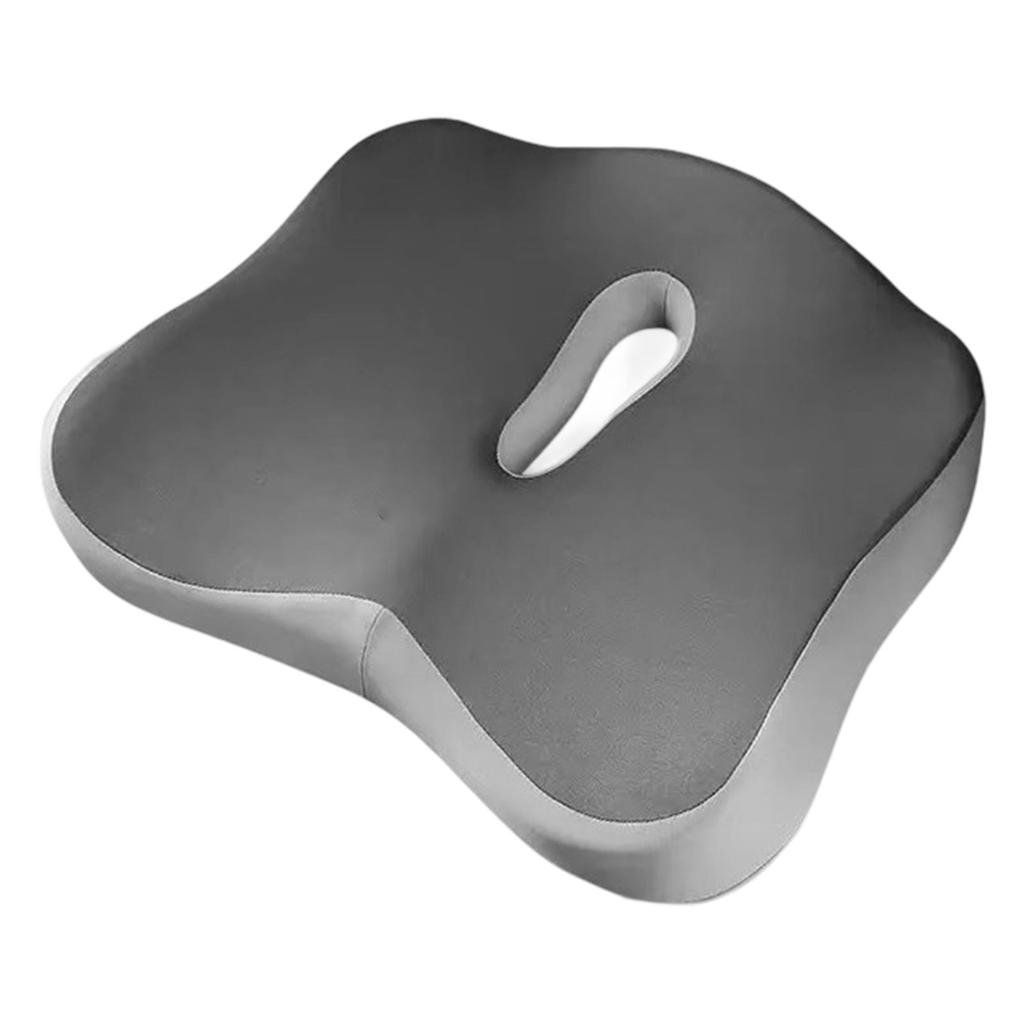 Ergonomic Office Seat Cushion with Ventilated Hollow Core Design for Back Pain Relief and Pressure Distribution
