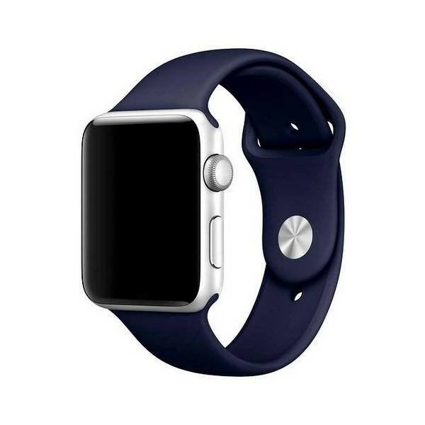 Pasek do Apple Watch 38 mm Mercury Silicon Niebieski