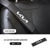 DEVK6 For KIA Car Seat Belt Leather Safety Shoulder Cover Protection Pad Spectra Sedona Cadenza Proceed Sephia Stonic Carens