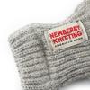 NEWBERRY KNITTING Варежки из оленьей кожи - Серые