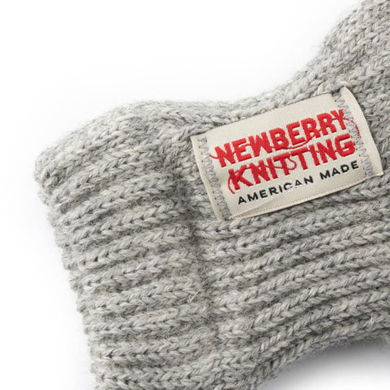 NEWBERRY KNITTING Варежки из оленьей кожи - Серые