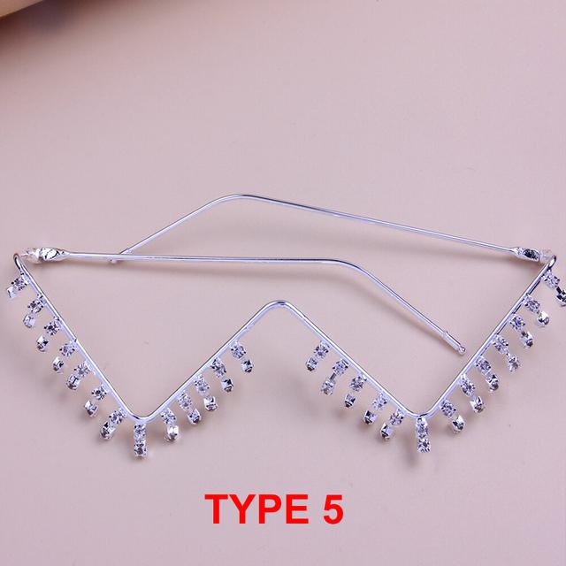 Stonefans New Luxury Tassel Glasses Chains Frames Vintage Crystal for Women Girls Fashion Body Chain Harness Jewelry Decoration