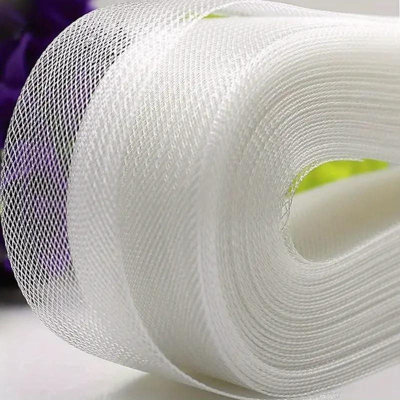 50 ярдов полиэстеровая сетка Fishbone для шитья скелета тонкая эластичная ажурная ткань DIY бант плетение лента