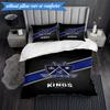3PCS Los Angeles ice hockey  Bedding Set,Including 1pc Duvet Cover And 2pcs Pillowcases Perfect for Bedroom, Dormitory, Fan Christmas gift