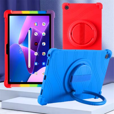 Чехол для Lenovo Tab M10 Plus 3-го поколения 10,6 TB128FU TB125FU TB128XU, мягкий силиконовый чехол с поворотной ручкой для планшета Xiaoxin Pad 2022