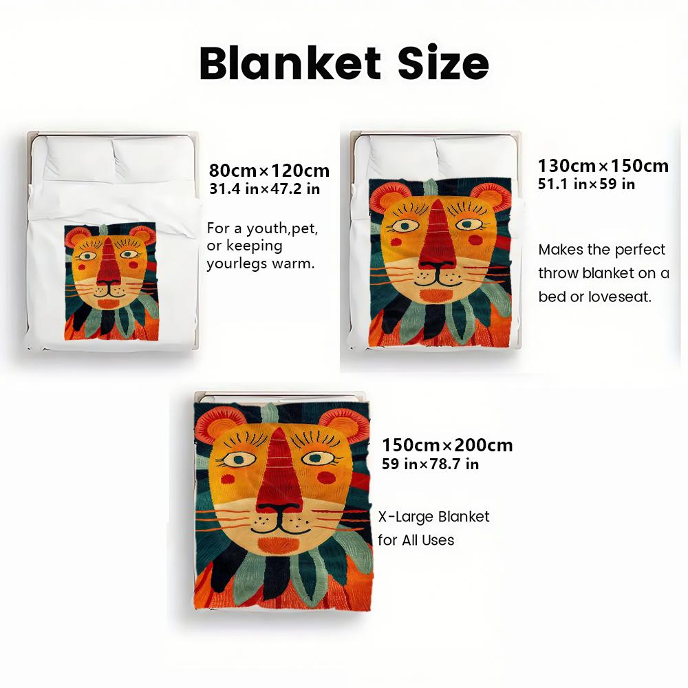 Animal flannel thin Blanket blanket Picnic Bed Sofa Blankets Family Bedroom Children's Room Napping blankets fluffy