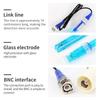 Glass Body High Precision pH Sensor Probe pH Composite Electrode  Industrial Water Quality Analysis