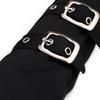 Outdoors Cosplay Milk Silk Hip Hop Arm Cover Belt Rivet Punk Wristband Half-finger Gloves