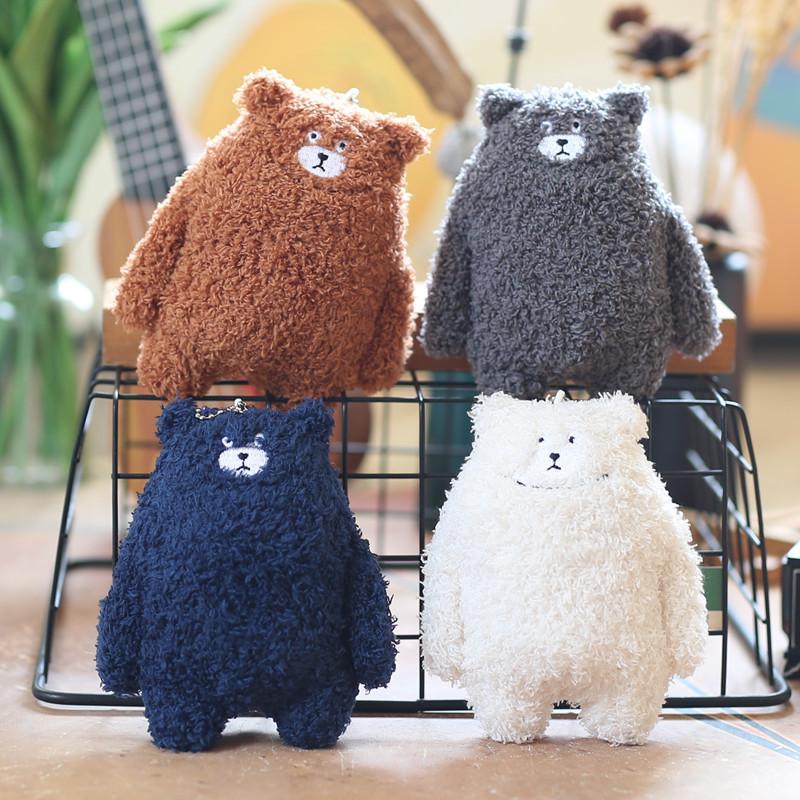 Милый милый медведь кулон плюшевая игрушка кукла мультфильм школьная сумка подвесное украшение брелок кукла кукла