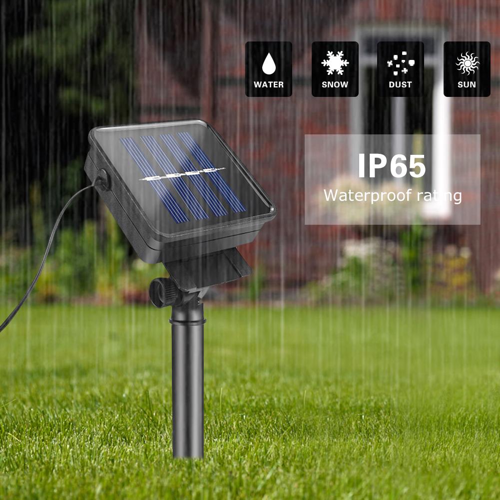 Solar Rechargeable LED Garden Lawn Lamp 7M 50LED Solar String Garland Fariy Light Waterproof Outdoor Pation Garden Decor Landscape Lighting