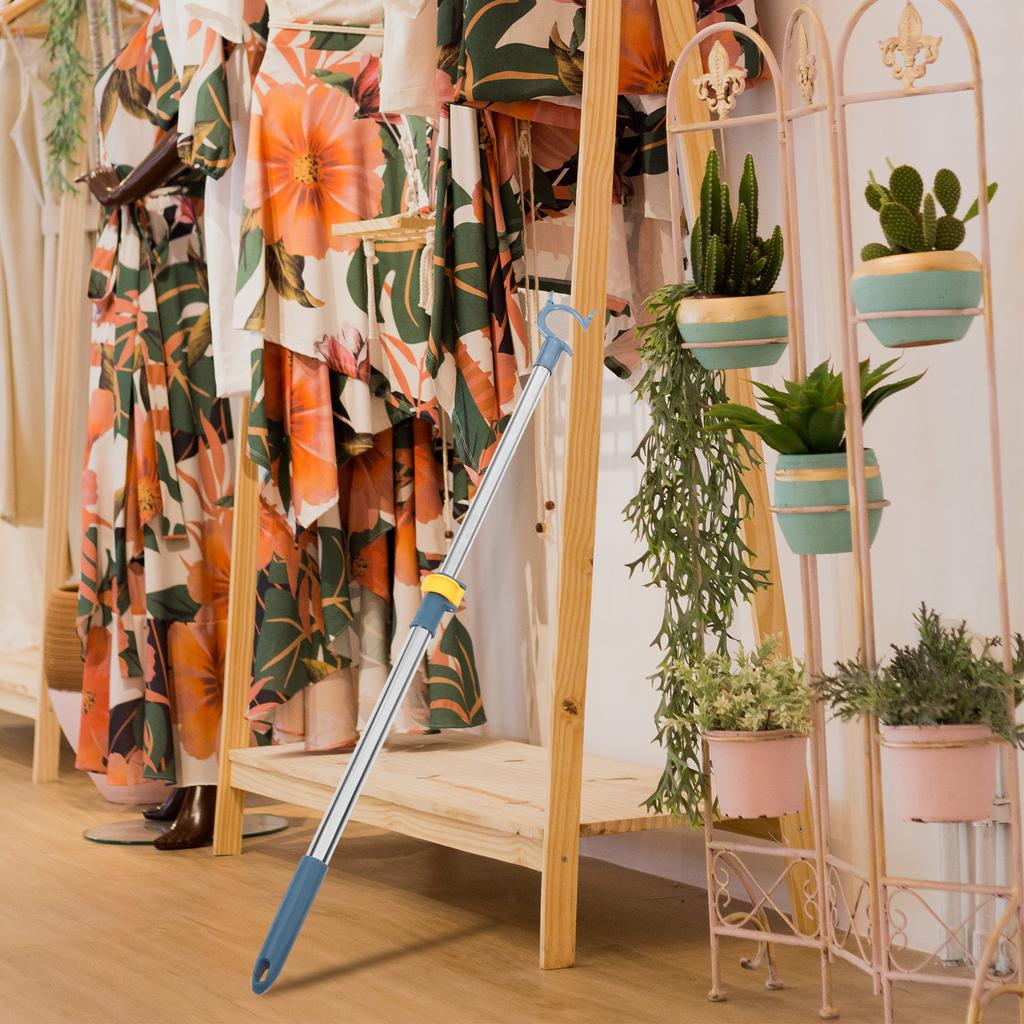 Телескопическая вешалка для одежды, выдвижная штанга, шкаф для одежды для дома, металлическая веревка для белья, алюминиевая мужская