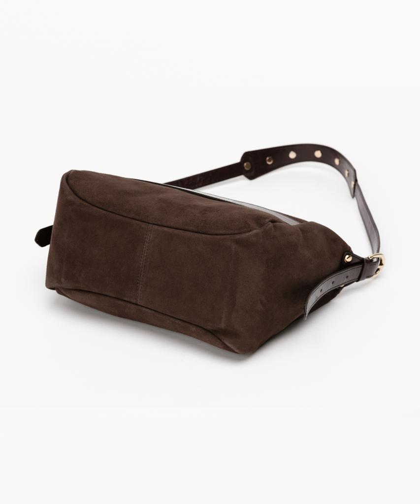 Jina In Ny Lucy Sling Cross [Brown Real Suede]
