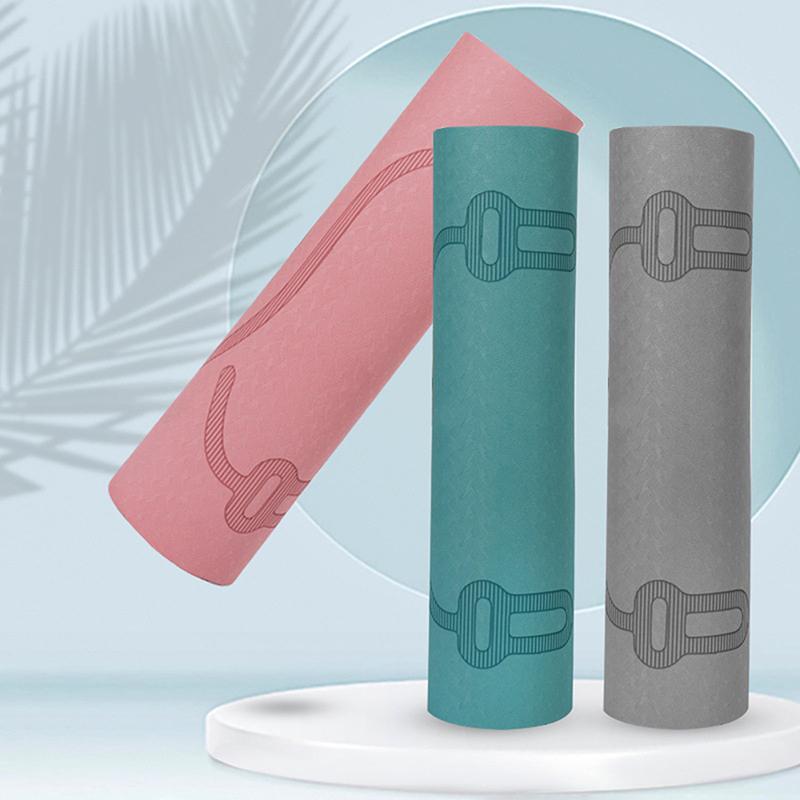 Коврик для скакалки 6 мм, противошумный коврик для скакалки, напольные коврики для упражнений, амортизирующий коврик для йоги, коврик для скакалки из TPE, фитнес-пад