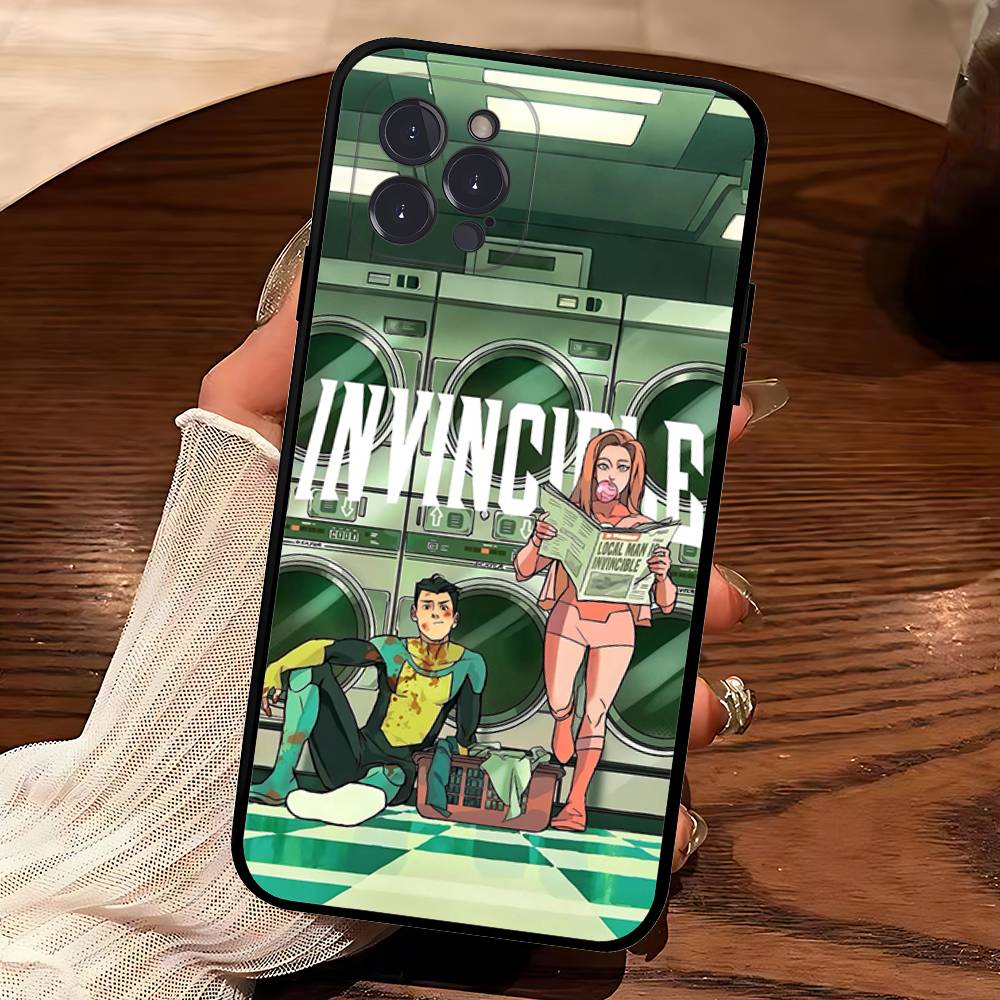 Популярная серия супергероев I-Invincible Чехол для телефона для IPhone 17 16 15 14 13 12 Mini 11 Pro Plus Мягкий силиконовый чехол