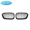 Car Kidney Replacement Front Grill For BMW F20 F21 118i 120i 125i 2015-2018 Racing Grills Gloss Black Grills Auto Accessories