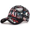 Graffiti Fashion Duck Tongue Hat Personalized Street Trend Men's and Women's Baseball Hats European and American Hip Hop Hats