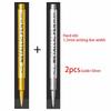 Metallic Highlighter & Paint Marker Set Gold/Silver Waterproof Pens for Signatures Art Outlines & DIY Crafts