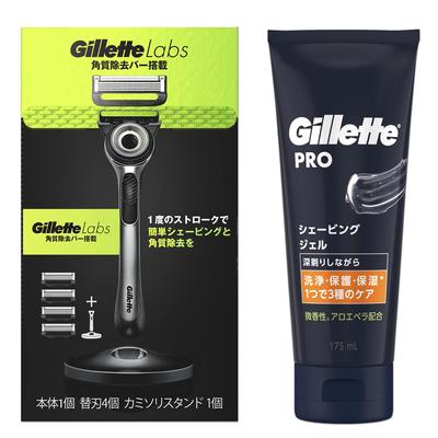 Сменные лезвия для бритья 4 шт. с подставкой Gel Razor Close Shave Lab Men's