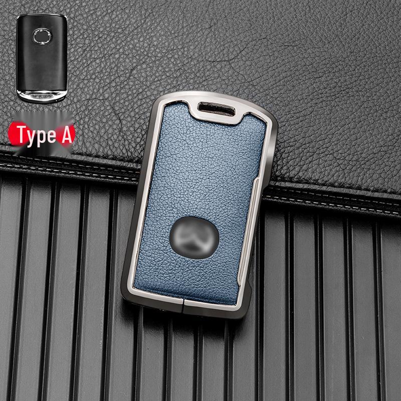 Разноцветный металлический чехол с полной защитой для ключа для Mazda CX-30, CX-5, Axela 2021+