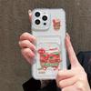 Card Slot Holder Silicone Wallet Pocket Case For iPhone 14 16 15 Max Infinix Note 30 Xiaomi Redmi Note 9 Oppo Reno 12 13F 14F Cover Clear Phone Bumper