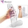 Huge Dildo Female Masturbator Super Soft Realistic Penis Dildo Silicone Suction Cup Women Big Dick