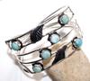 Larimar 925 Silver Plated Bangle 7" Valentine Jewelry Limited Stock Deal M0T96