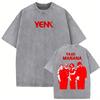 Band Morat Yem Music Album Washed Vintage T Shirts Men Women Harajuku Gothic High Street T-shirt Casual Cotton Oversized T Shirt
