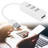 4‑Port Hub USB Splitter Docking Station Portable Computer Parts OTG White Data Transmission