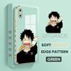 Japanese Anime Luffy 6D Plating Case for VIVO V27 V23E V25 Y21 Y21S Y02 OPPO A31 A15 Realme 10 C11 8 9 HUAWEI P40 Pro P30 Mate Nova Honor Soft Cover