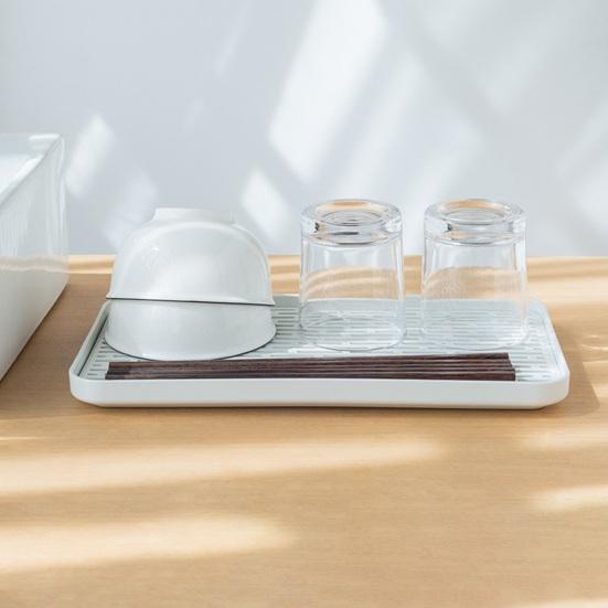 1 комплект сливного поддона, двухслойный сушильный поднос, прочный поднос для сервировки чая, прочная сушилка для посуды для домашней кухни