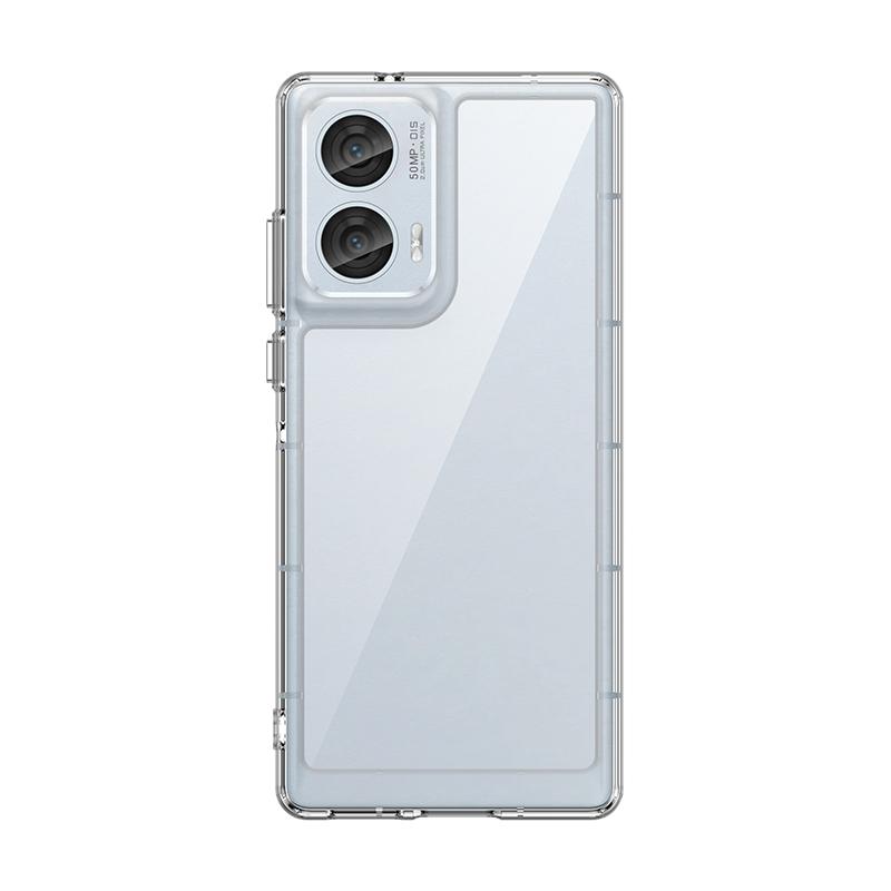 Для Motorola Edge 50 Fusion чехол роскошный прозрачный силиконовый чехол Moto Edge 50 Fusion защитный чехол для телефона Moto Edge 50 Fusion чехол