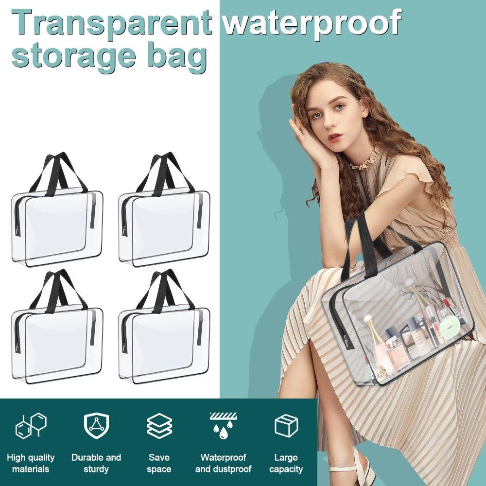ПВХ сумки для хранения косметики водонепроницаемая прозрачная сумка-органайзер новая сумка для хранения игрушек
