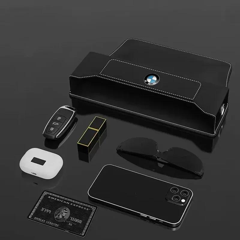 X6 X7 Car Seat Gap Multifunction Leather Organizer Storage For BMW X1 X3 X5 X6 X7 1 3 5 6 7 Series G20 G30 G11 F15 F16 G01 G02 F