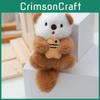 Soft Sea Otter Plushie With Long Fur Pp Cotton Filling Stuffed Animal For Kids