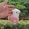 Cherished Mini Alpaca Plush Doll Keychain Colorful Soft Accessory For Bags