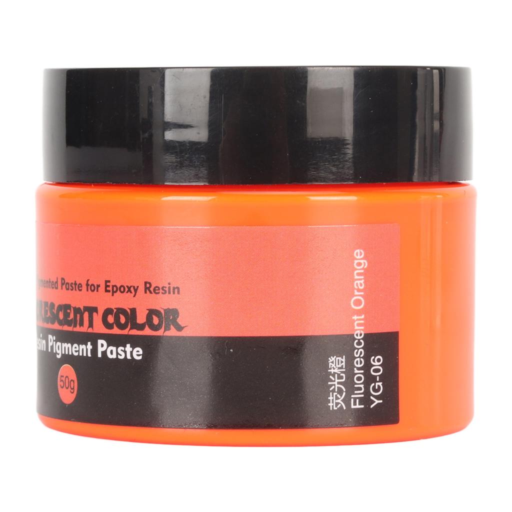 50g Fluorescent Color Resin Pigment Paste High Concentration Highly Pigmented Resin Pigment Paste for Painting Art